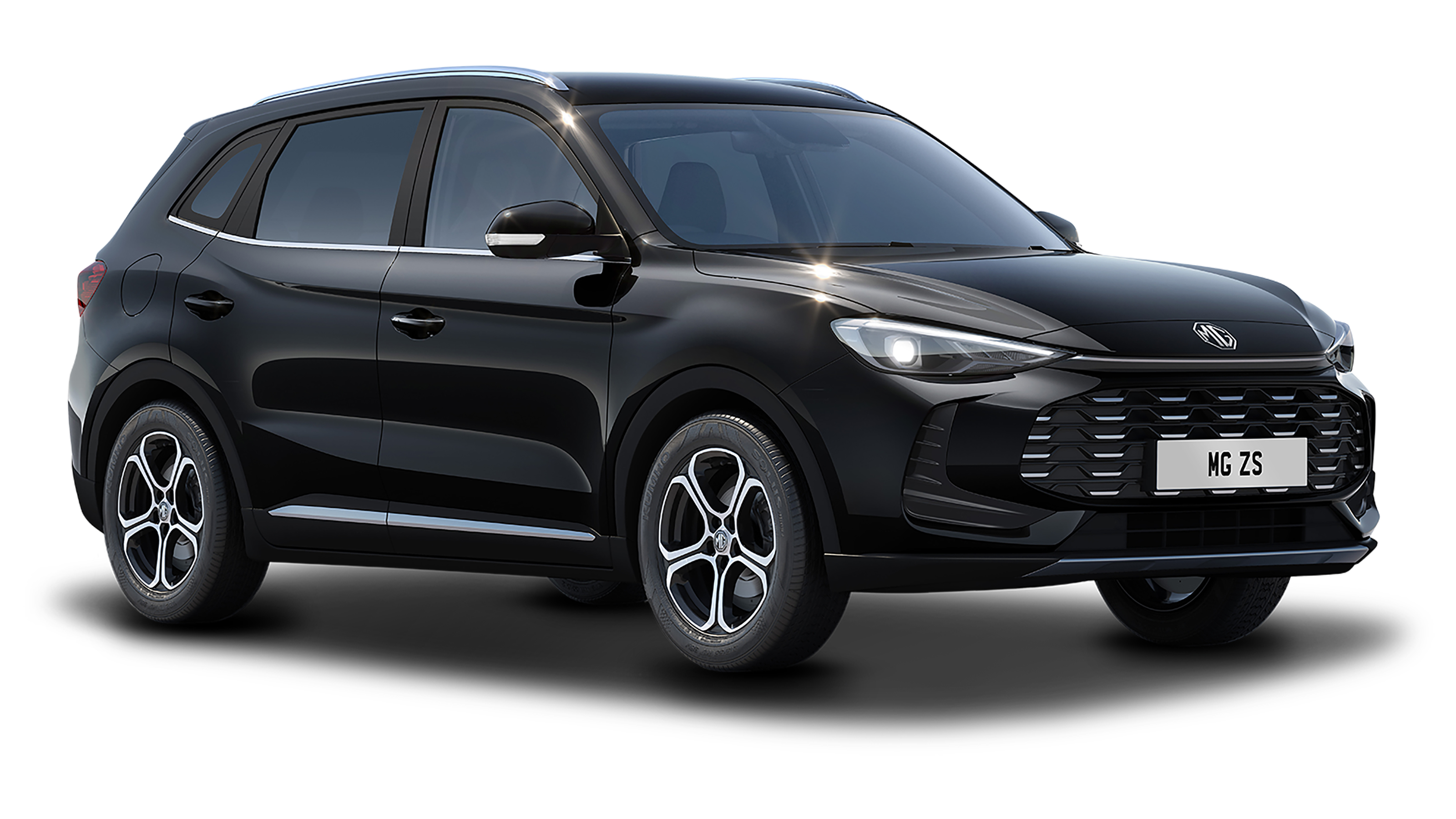 MG ZS configurator front 3/4 - black
