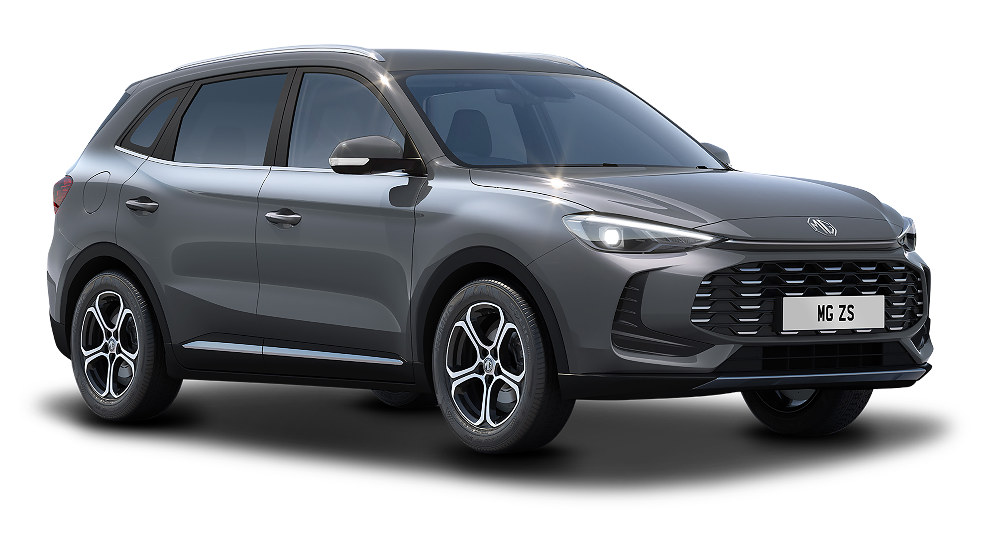 MG ZS configurator front 3/4 - grey