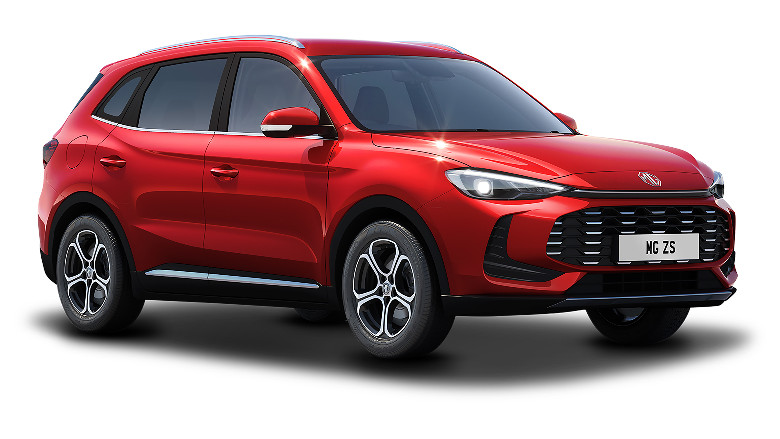 MG ZS configurator front 3/4 - red
