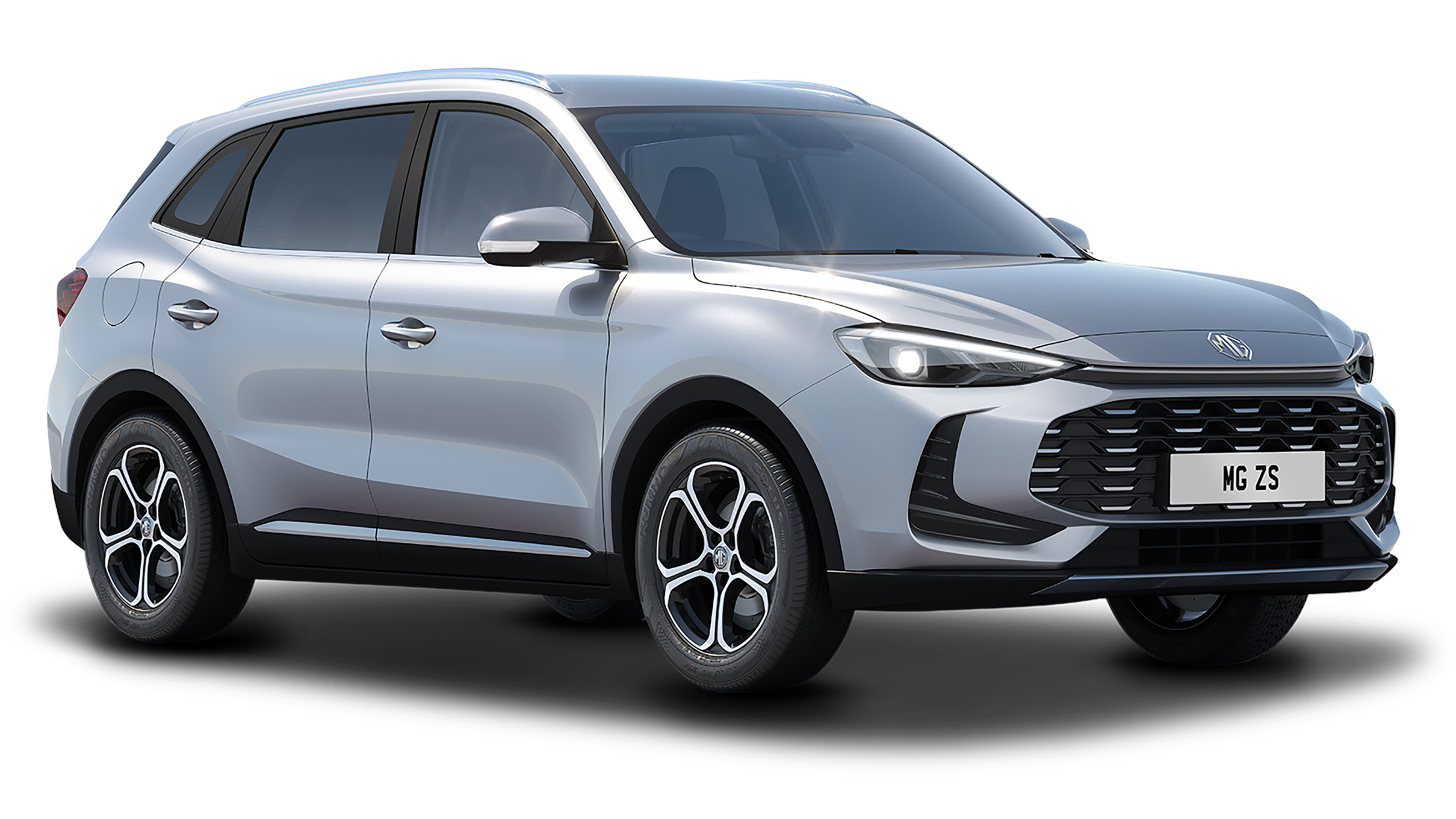 MG ZS configurator front 3/4 - silver