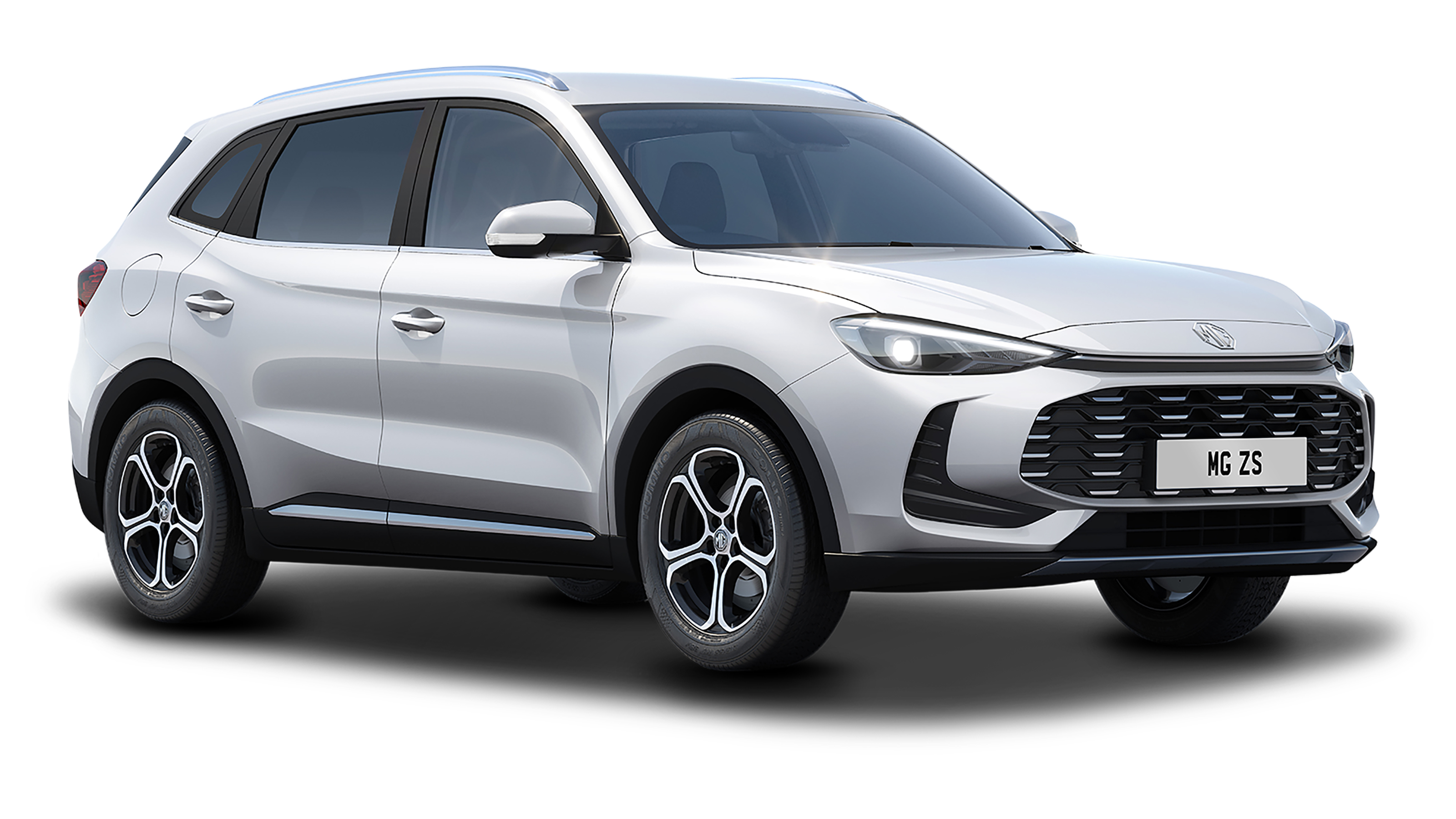MG ZS configurator front 3/4 - white
