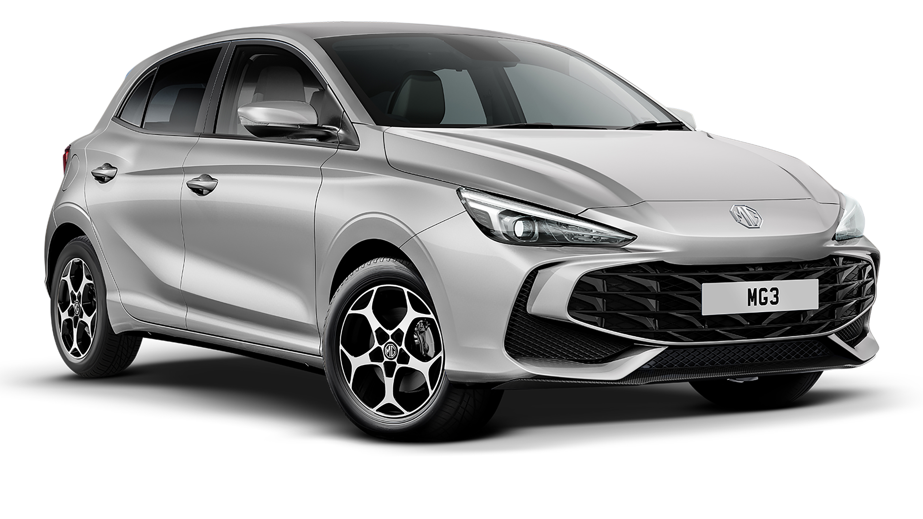 MG3 configurator front 3/4 - silver