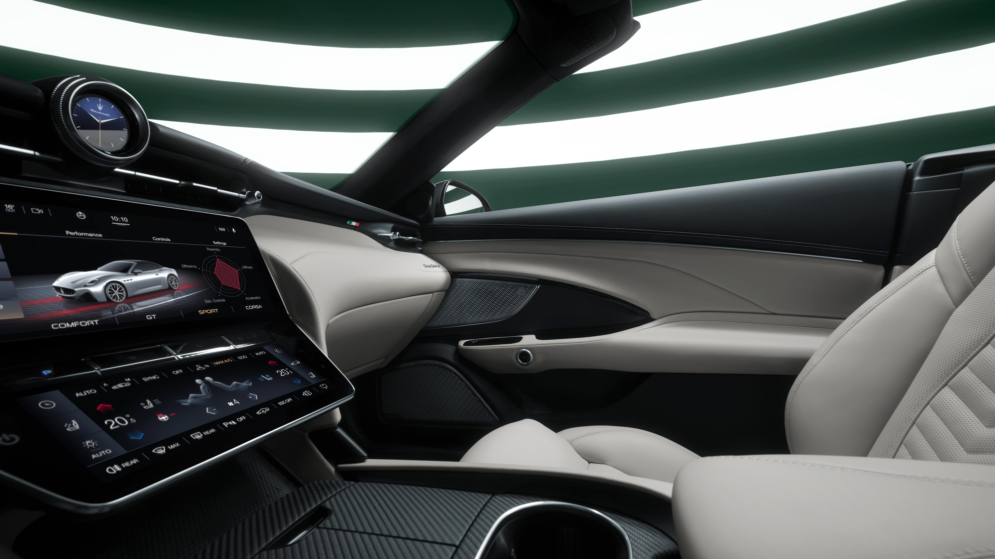 Maserati GranCabrio 490-CV - passenger side interior 