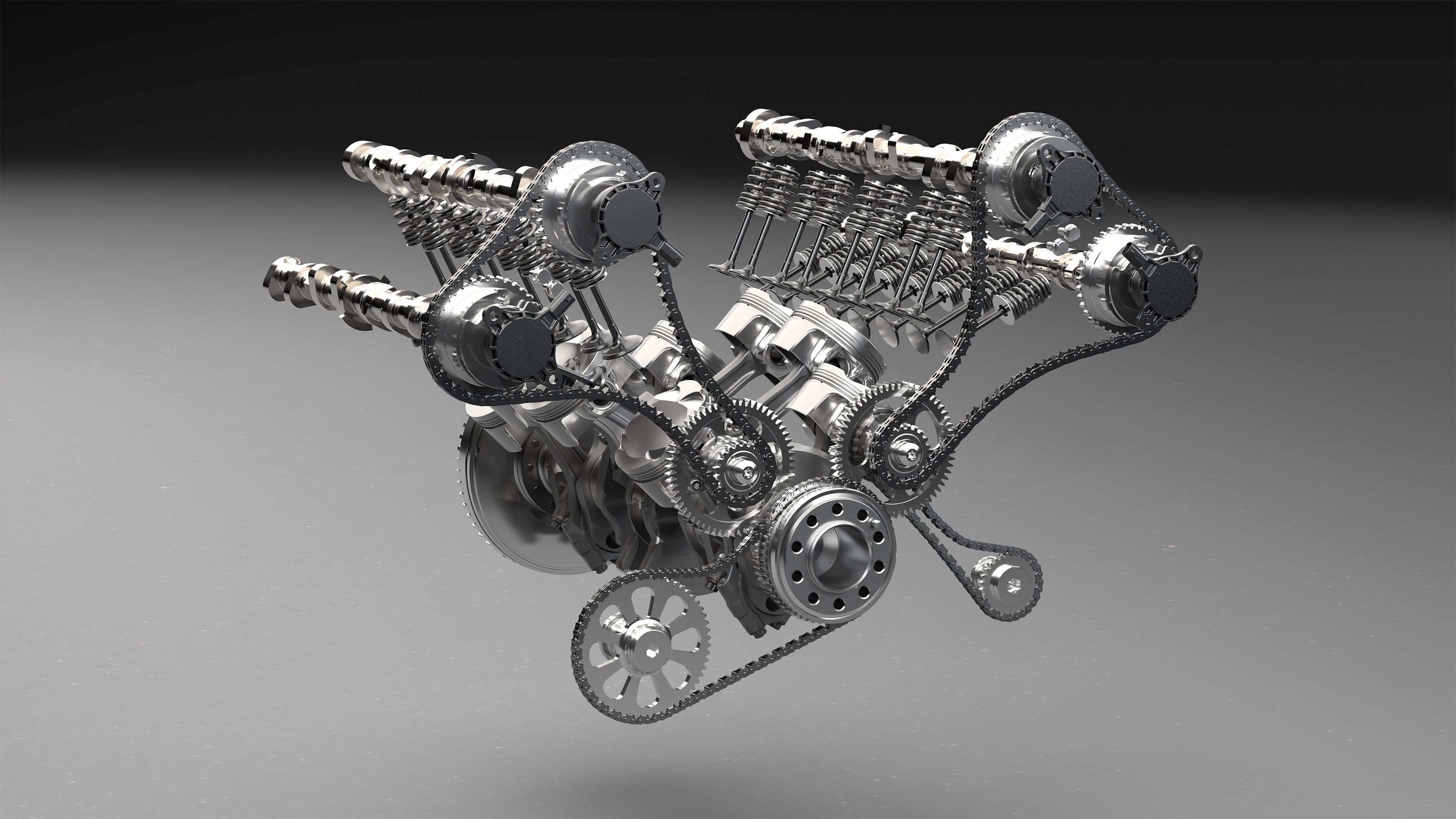 McLaren W1 - V8 engine components