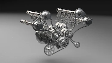 McLaren W1 - V8 engine components