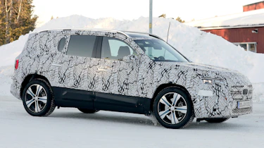 Mercedes GLB spy shot - static front angled