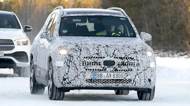 Mercedes GLB spy shot - static front end