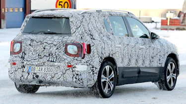 Mercedes GLB spy shot - dynamic rear 3/4