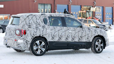 Mercedes GLB spy shot - rear angled
