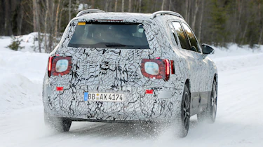 Mercedes GLB spy shot - rear end