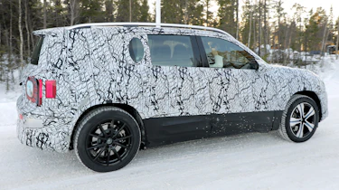 Mercedes GLB spy shot - static rear angled