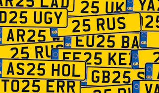 Naughty number plates