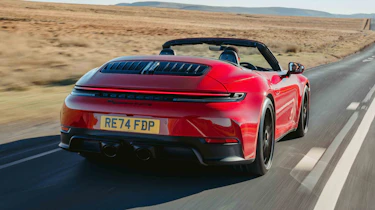 Porsche 911 Cabriolet - rear tracking with roof down