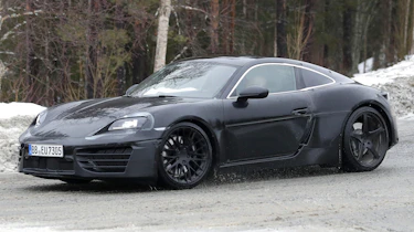 Porsche Cayman EV - front angled