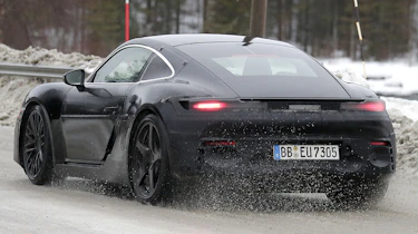Porsche Cayman EV - rear 3/4
