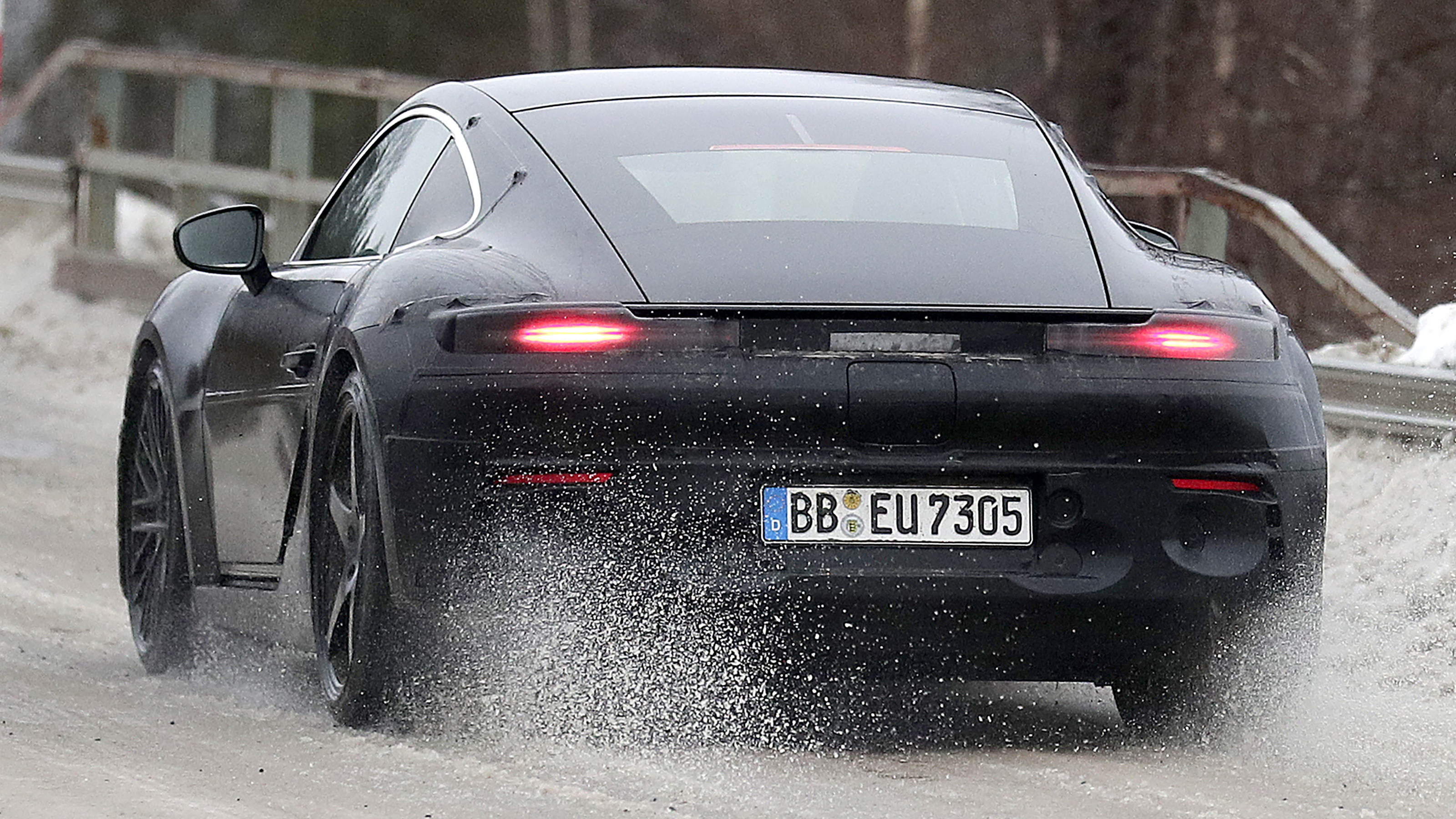 Porsche Cayman EV - rear end
