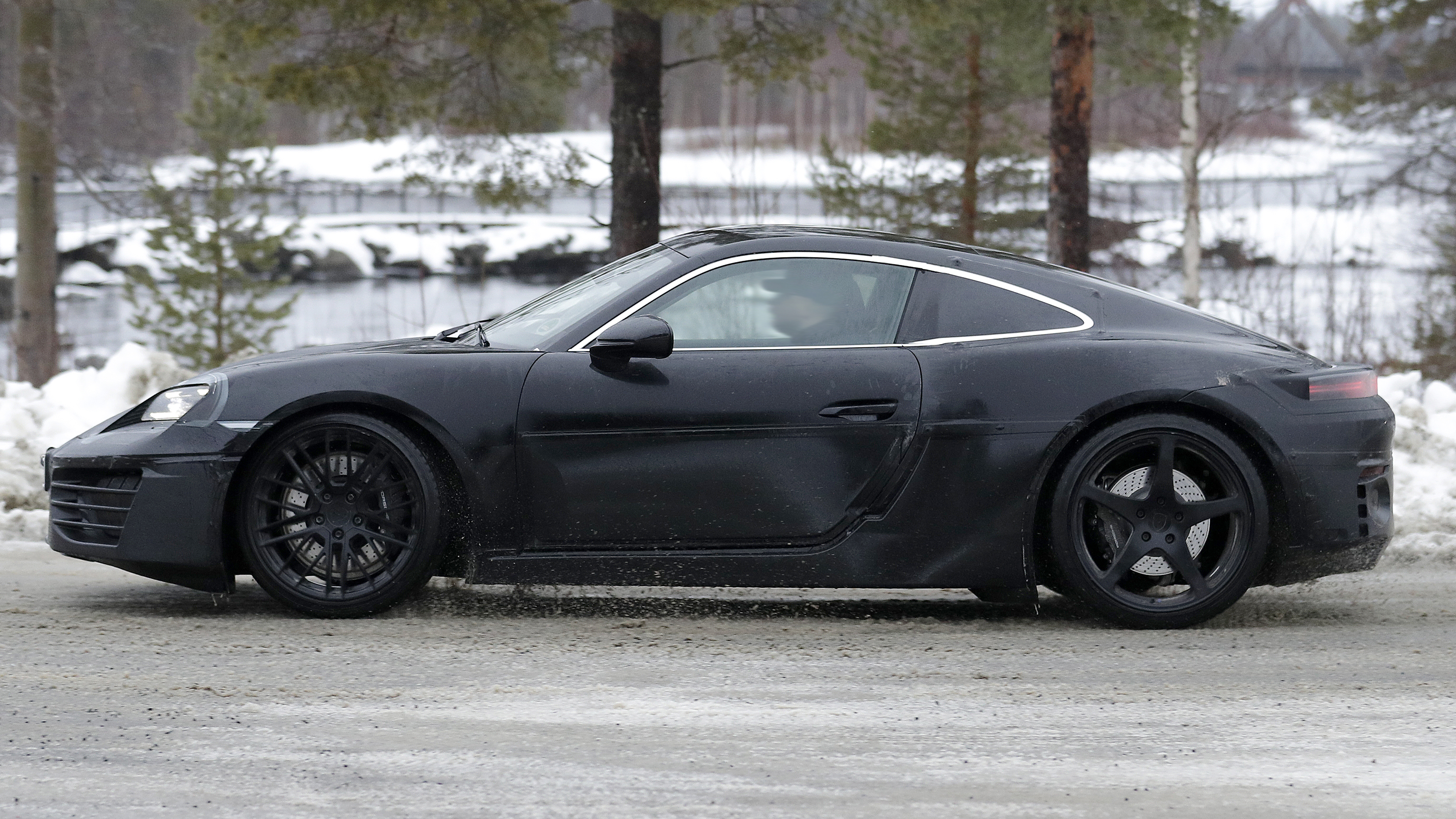 Porsche Cayman EV - side profile