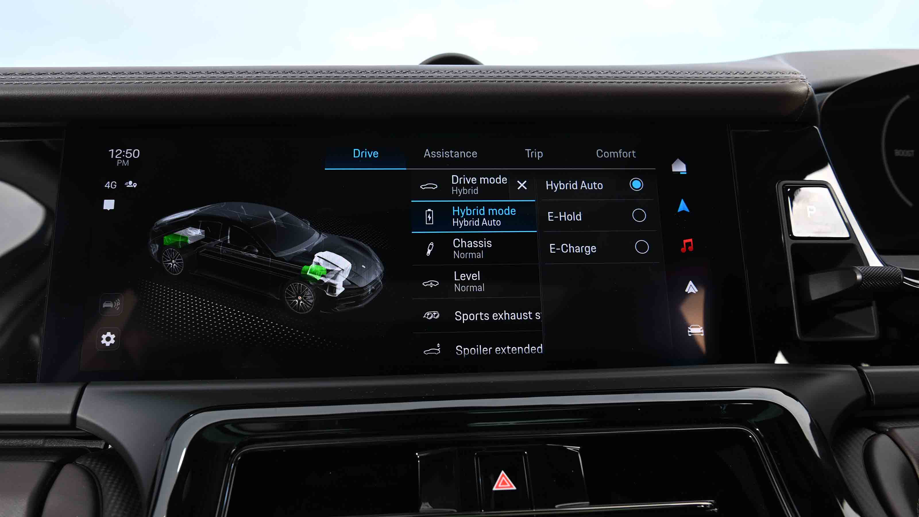 Porsche Panamera Turbo E-Hybrid - drive settings