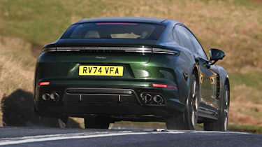 Porsche Panamera Turbo E-Hybrid - rear, cornering