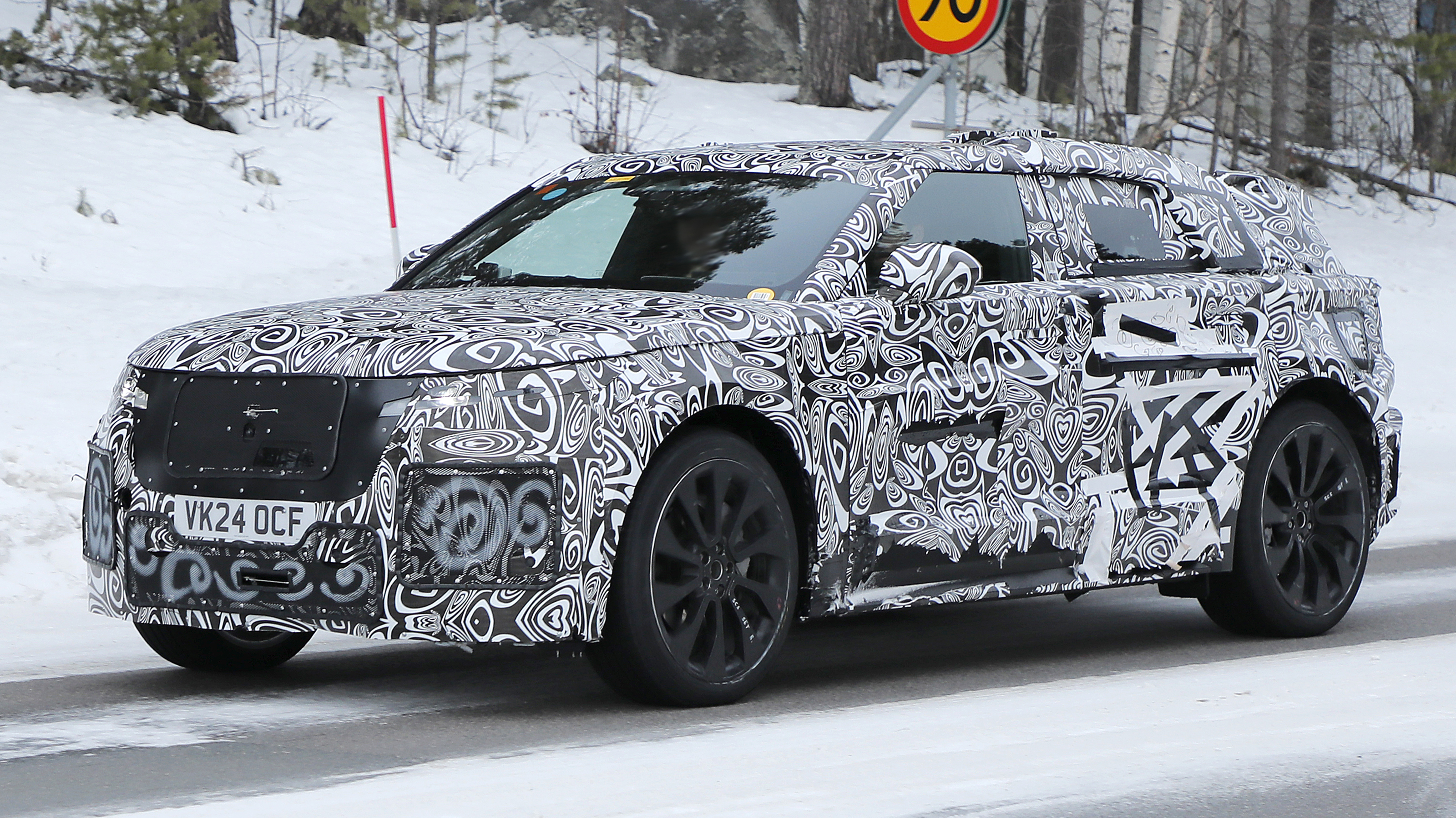 Range Rover Velar EV - front angled