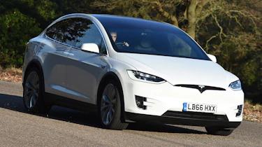 Tesla Model X front cornering