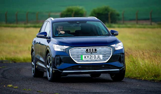Used Audi Q4 e-tron - front cornering