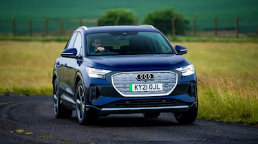 Used Audi Q4 e-tron - front cornering