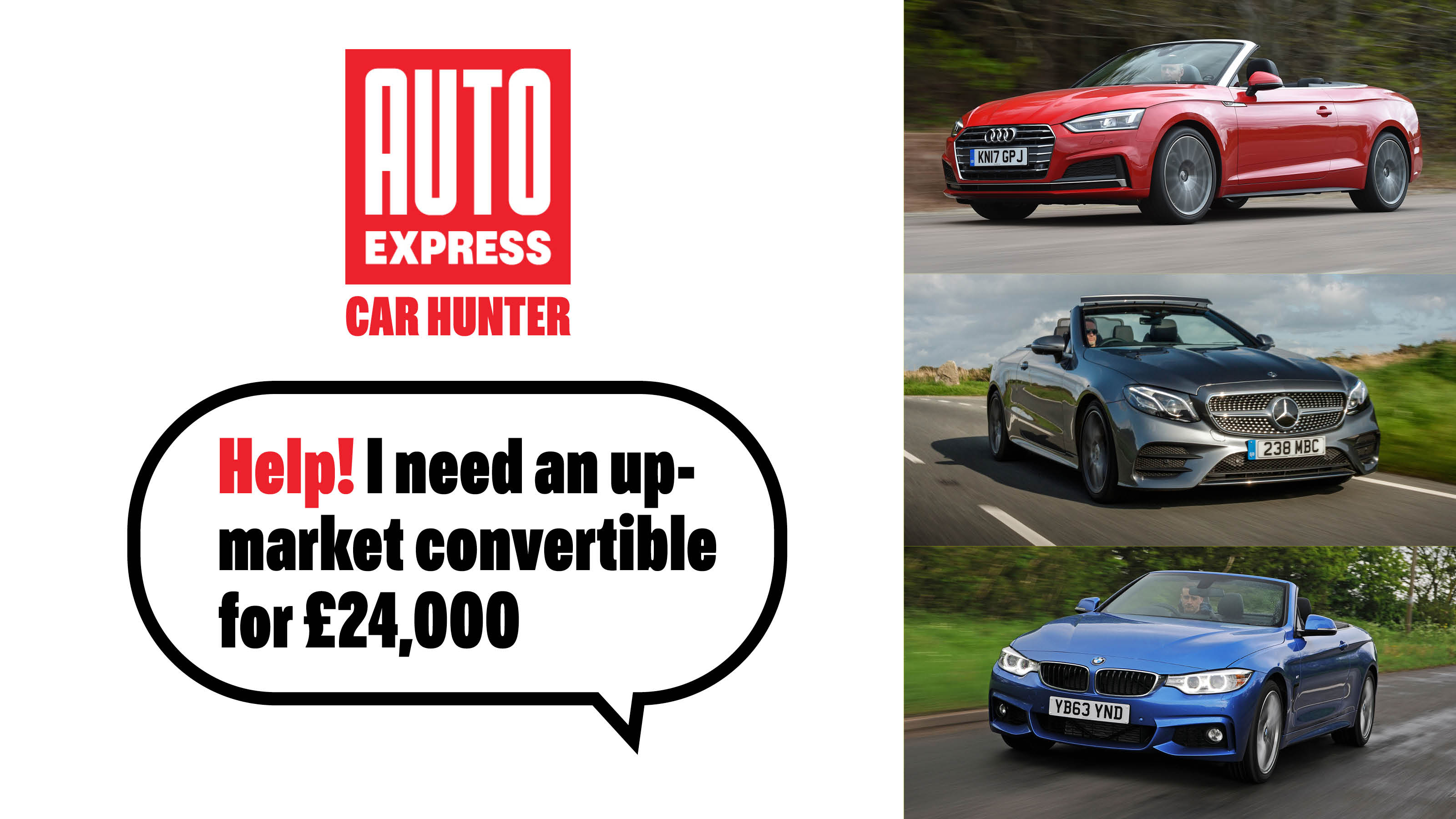 Car Hunter: Help! I need an upmarket convertible for £24,000 - header image
