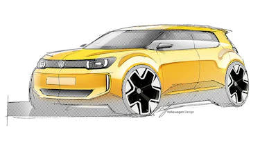 Volkswagen ID.EVERY 1 concept sketch - front 3/4