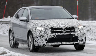 Volkswagen Taigo (camouflaged) - front tracking
