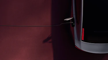 Volvo ES90 teaser - charging port