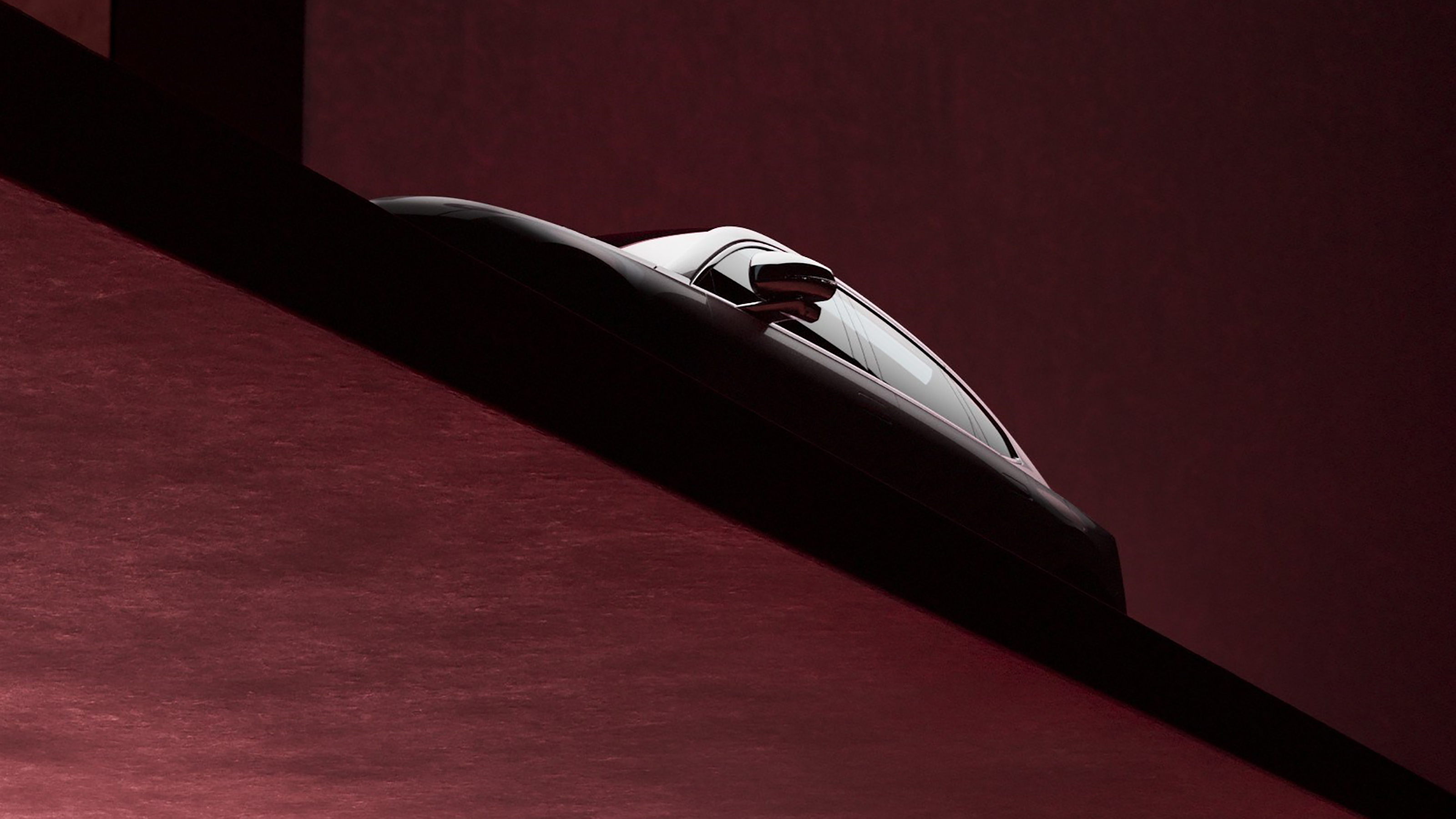 Volvo ES90 teaser - side (upward angle)