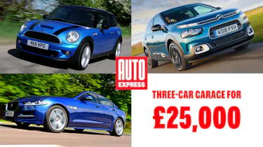 March £25,000 three-car garage