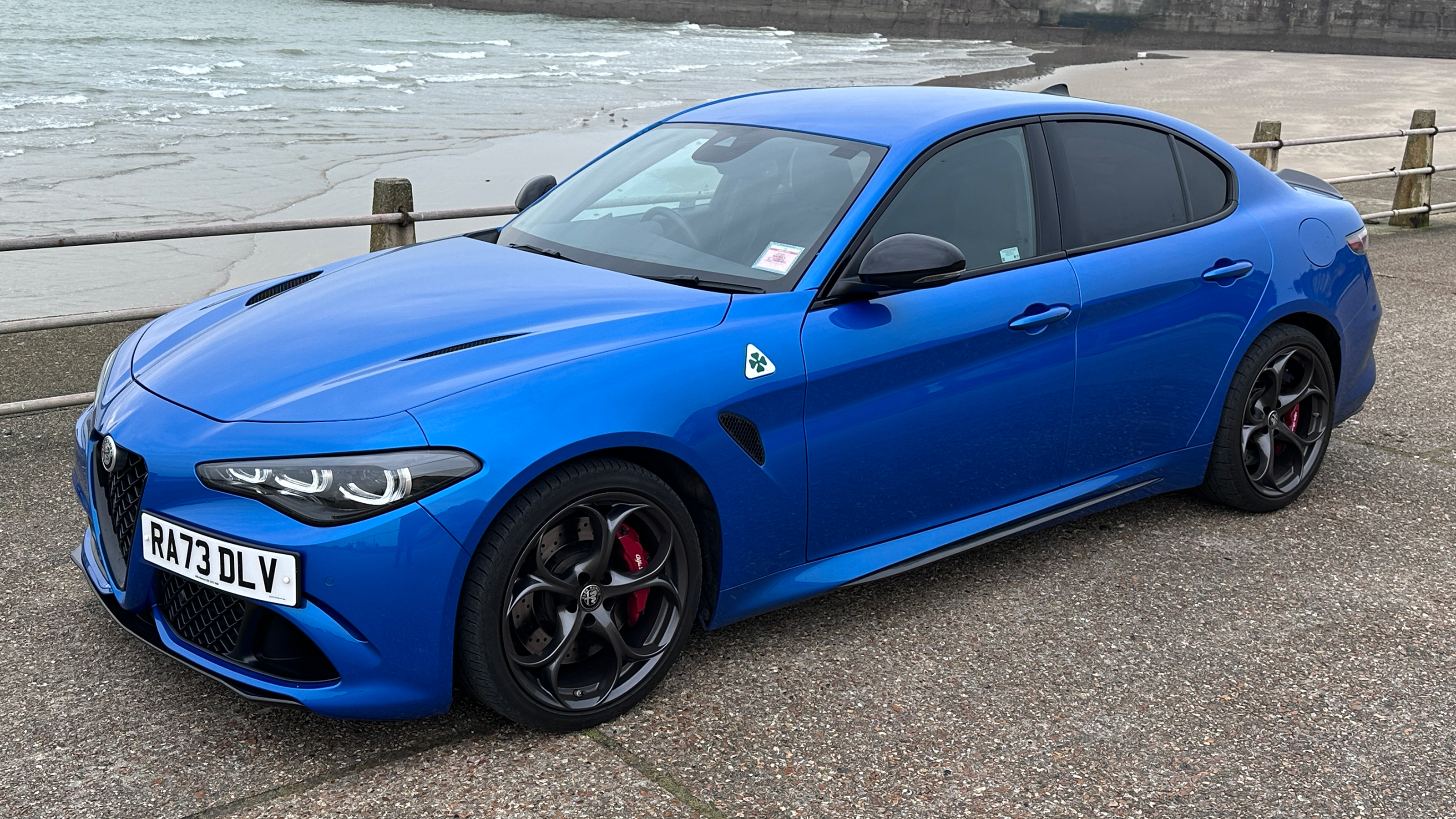 Alfa Romeo Giulia Quadrifoglio long-term test - front angled