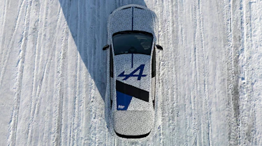 Alpine A390 - top-down view