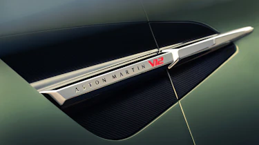 Aston Martin Vanquish Volante - V12 badge