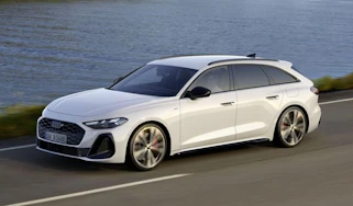 New Audi A5 Avant e-hybrid - front tracking
