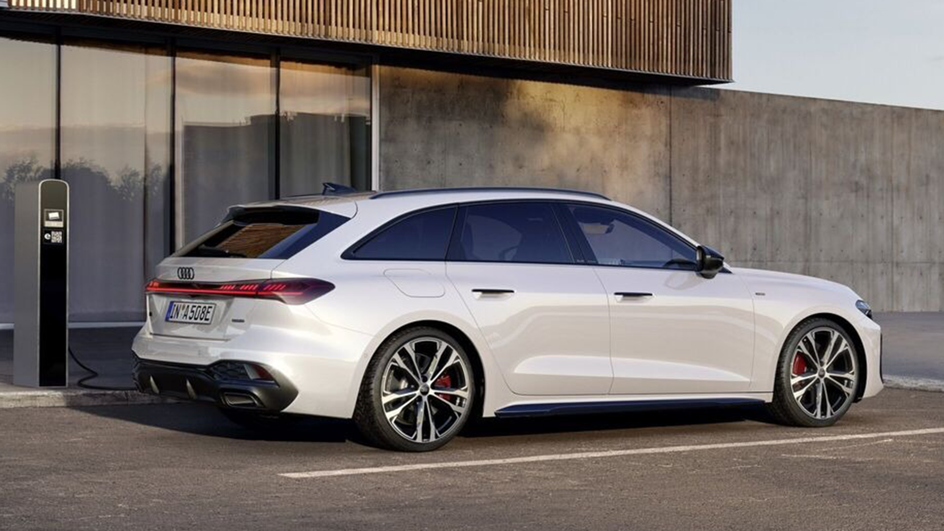 New Audi A5 Avant e-hybrid - rear static 