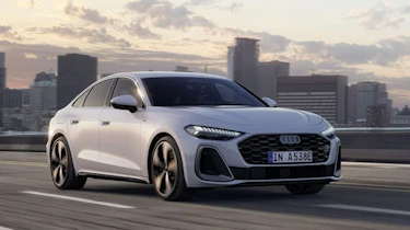 New Audi A5 saloon e-hybrid - front tracking