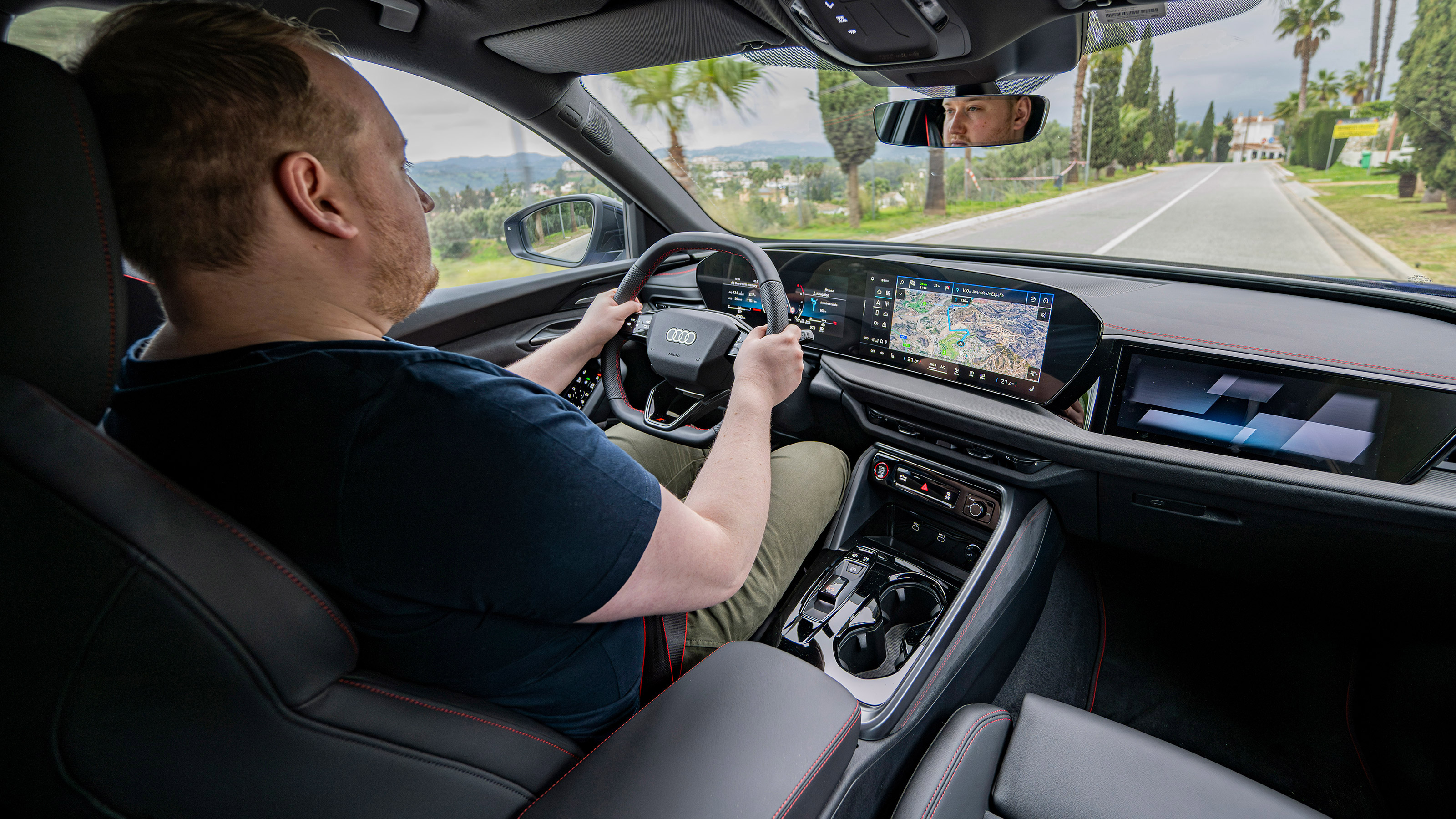 Ellis Hyde driving the Audi SQ5