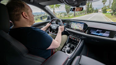 Ellis Hyde driving the Audi SQ5