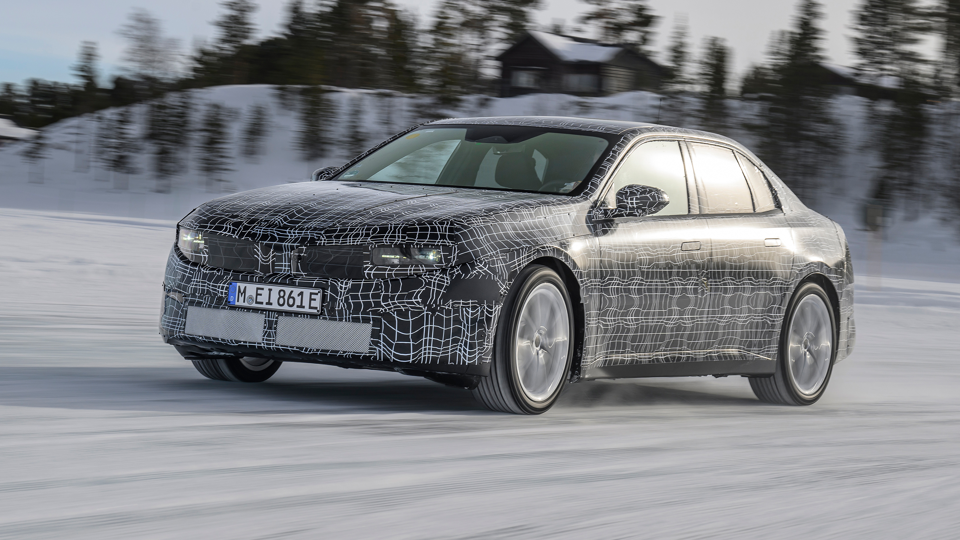 BMW 3 Series ‘Neue Klasse’ (camouflaged) - front action left