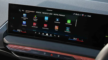 BMW X3 - infotainment main menu