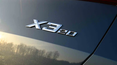BMW X3 - 'X3 20' badge detail