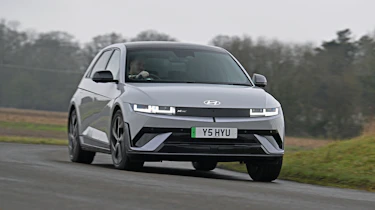 Hyundai Ioniq 5 - front cornering