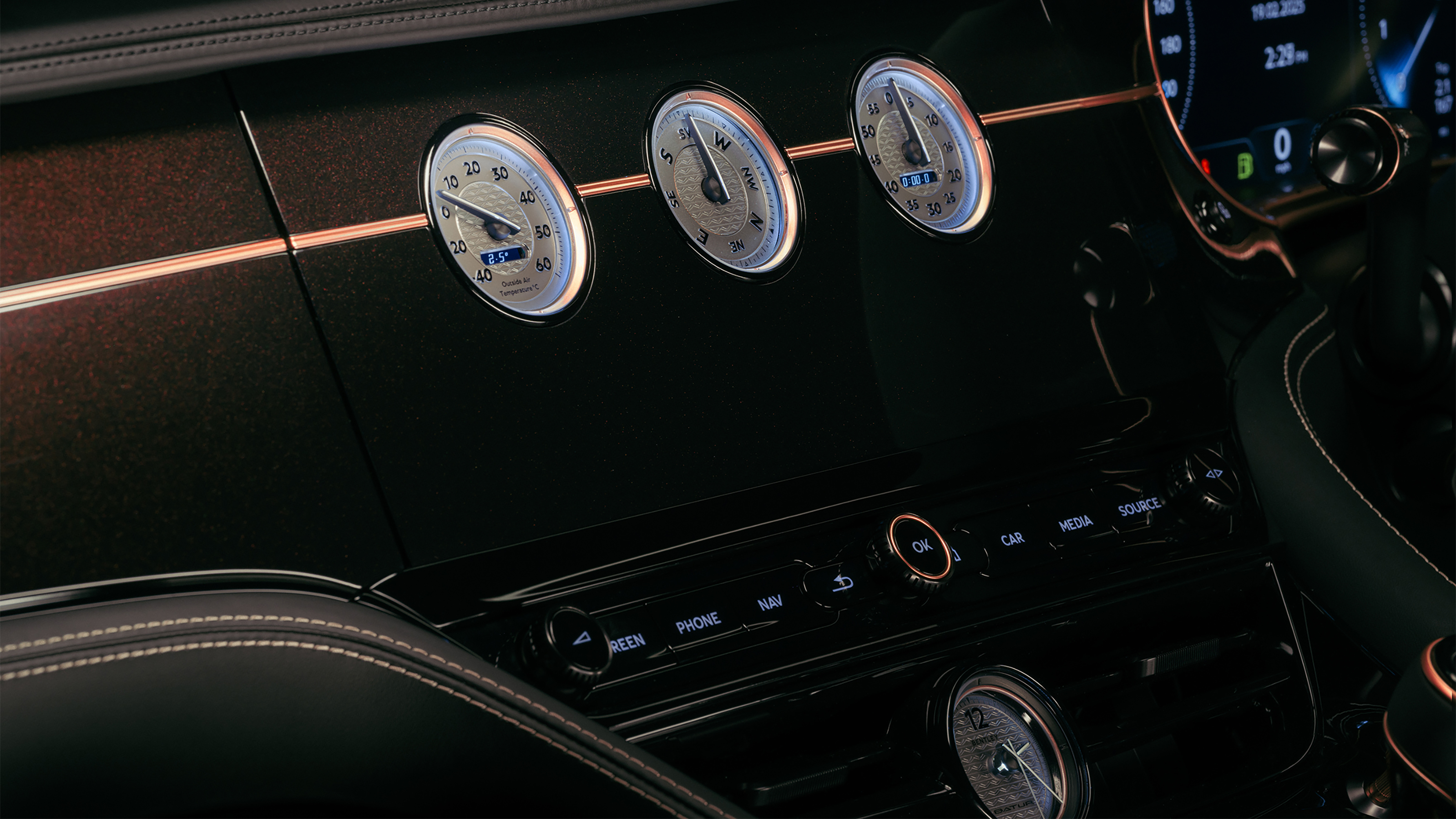 Bentley Batur 'The Black Rose' - clocks