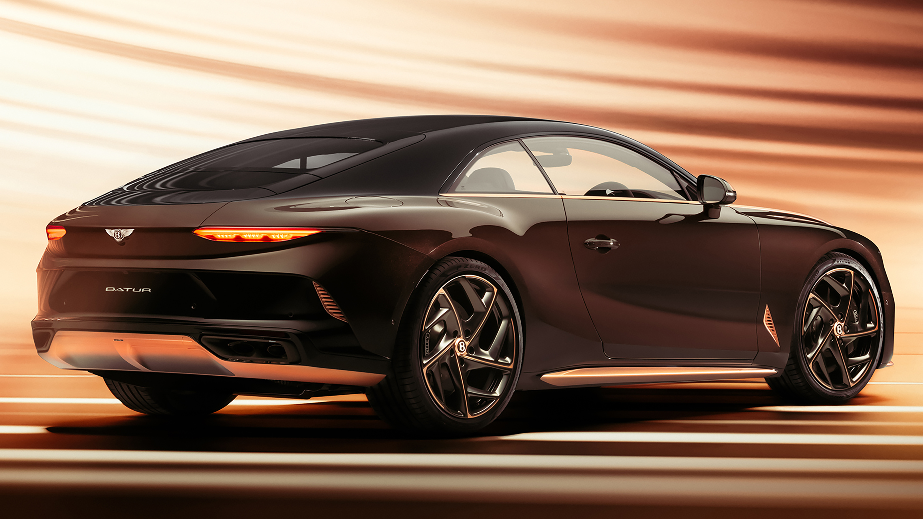 Bentley Batur 'The Black Rose' - rear 3/4