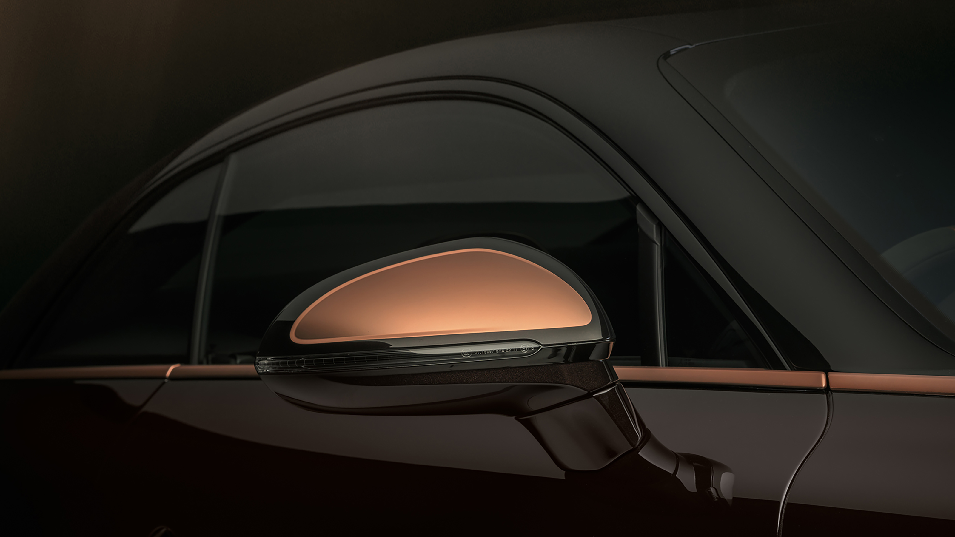 Bentley Batur 'The Black Rose' - wing mirror