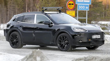 Bentley SUV EV Mule - front angled