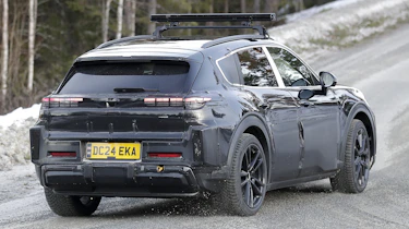 Bentley SUV EV Mule - rear 3/4